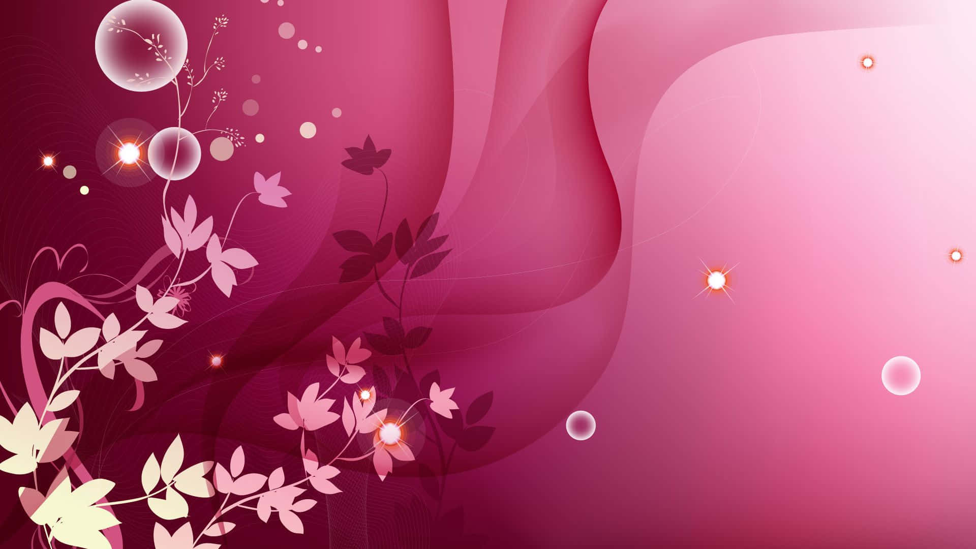 Pink Girly Template Background