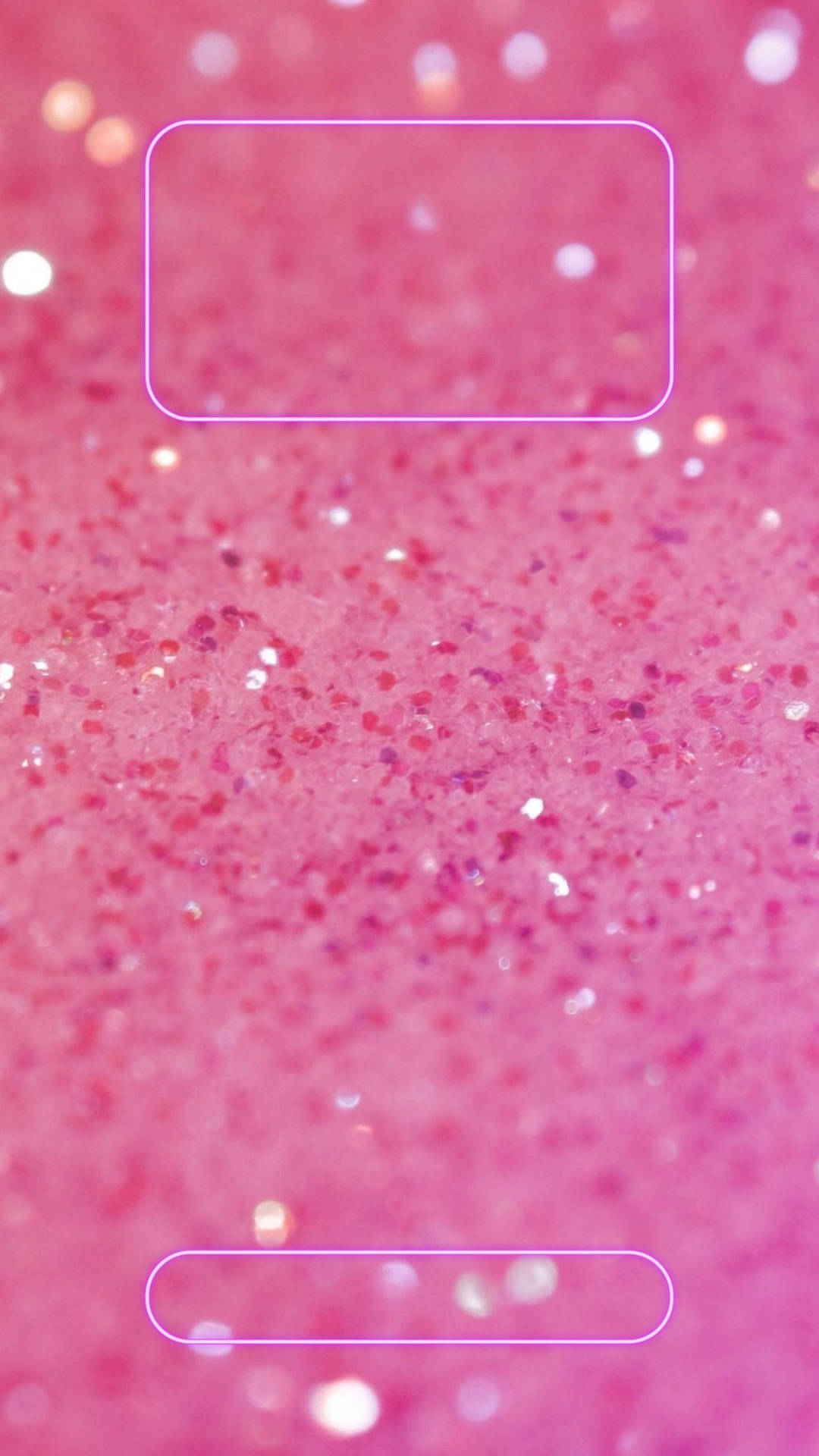 Pink Glitter Cute Iphone Lock Screen