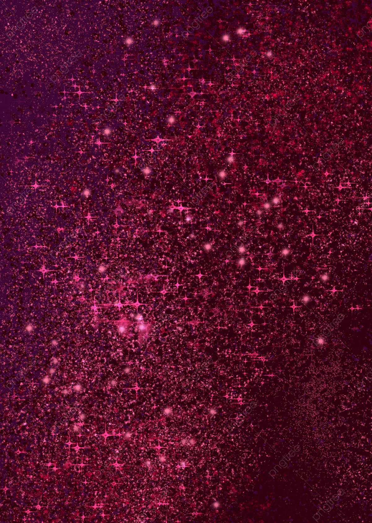 Pink Glitter In Deep Metallic Shade Background