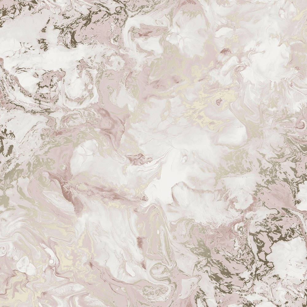 Pink Gold Marble Wave Background