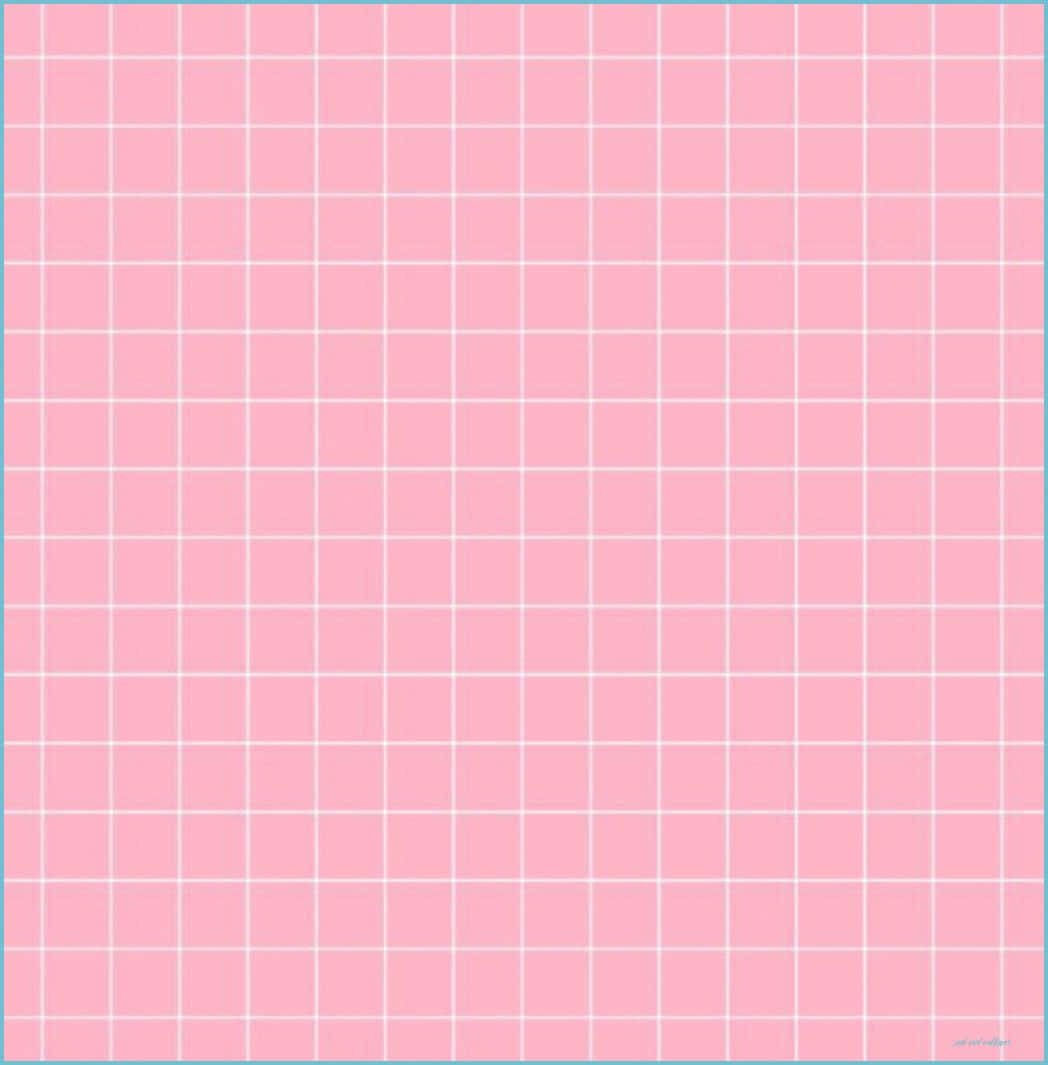 Pink Grid - A Unique Pattern Representing Creativity And Freedom Background