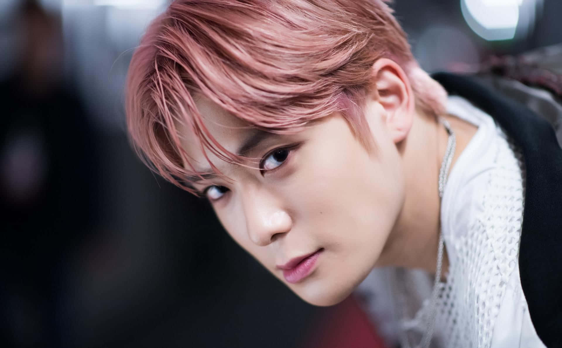 Pink Hair Nct Jaehyun Background