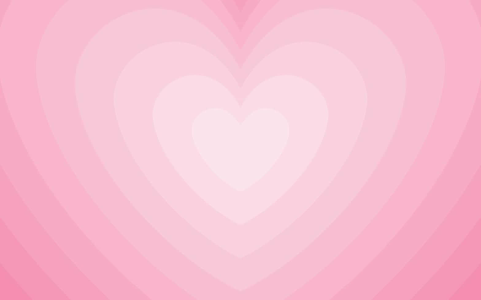 Pink Heart Gradient Background Background