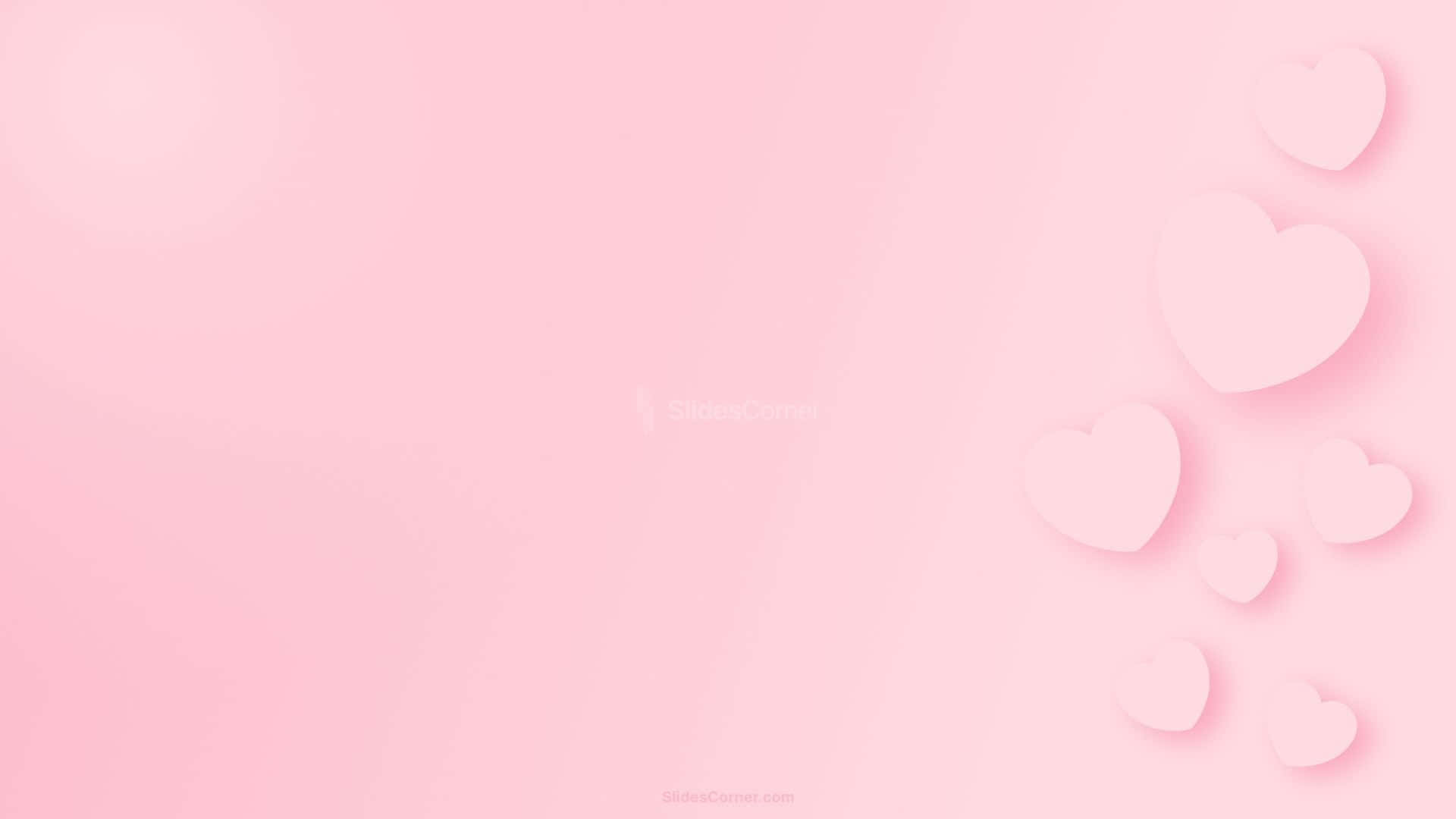 Pink Hearts Background Background