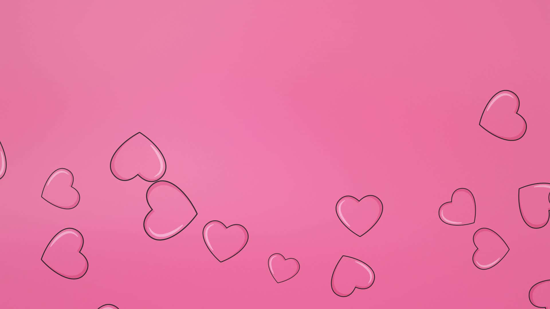 Pink Hearts Background Background