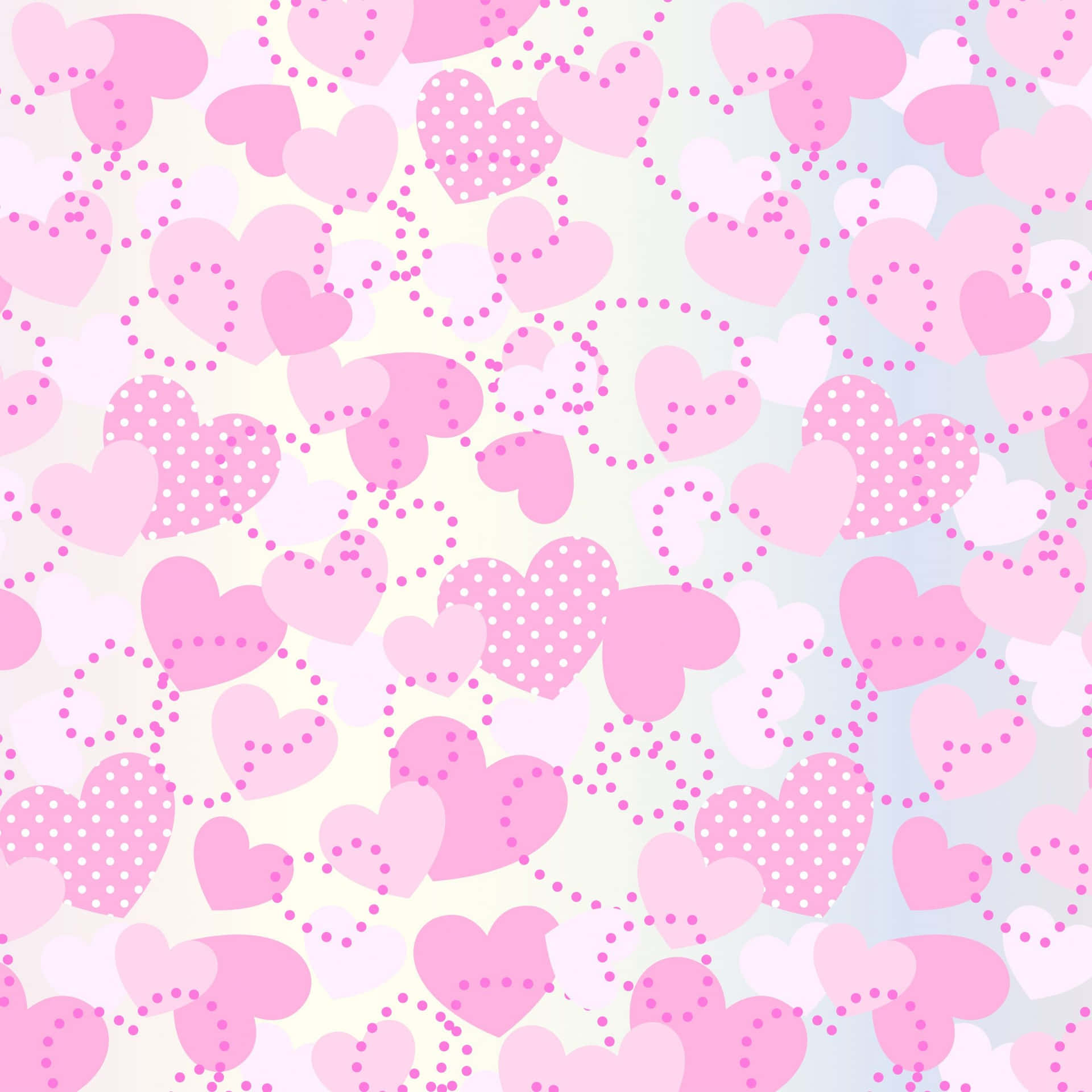 Pink Hearts Cute Girly Ipad
