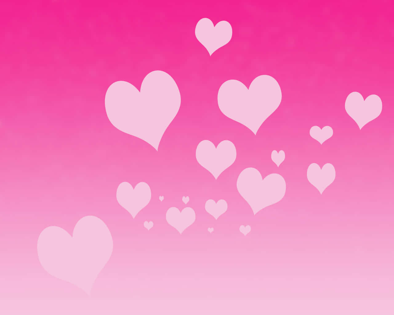 Pink Hearts Gradient Background Background