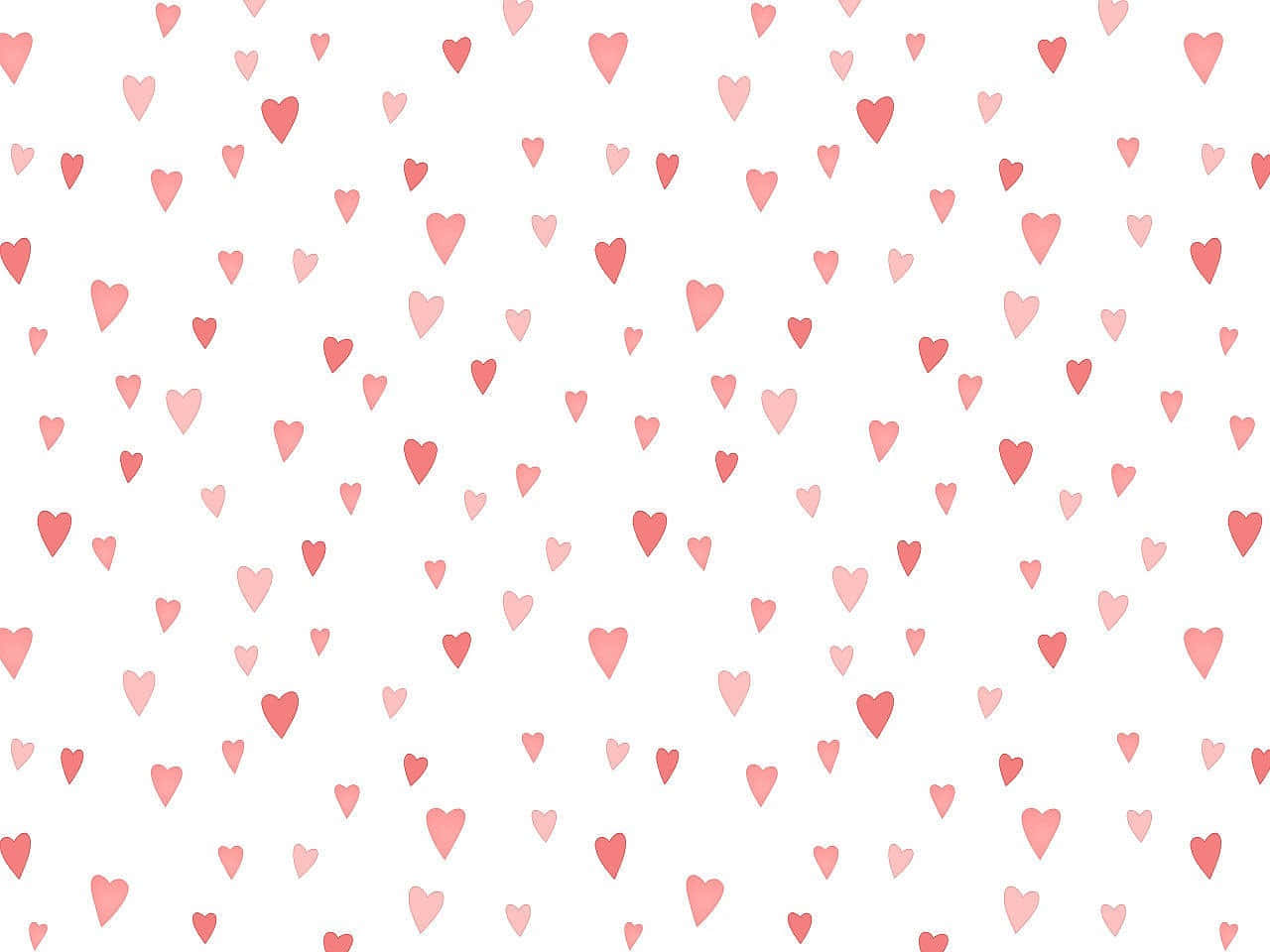 Pink Hearts Pattern Background Background