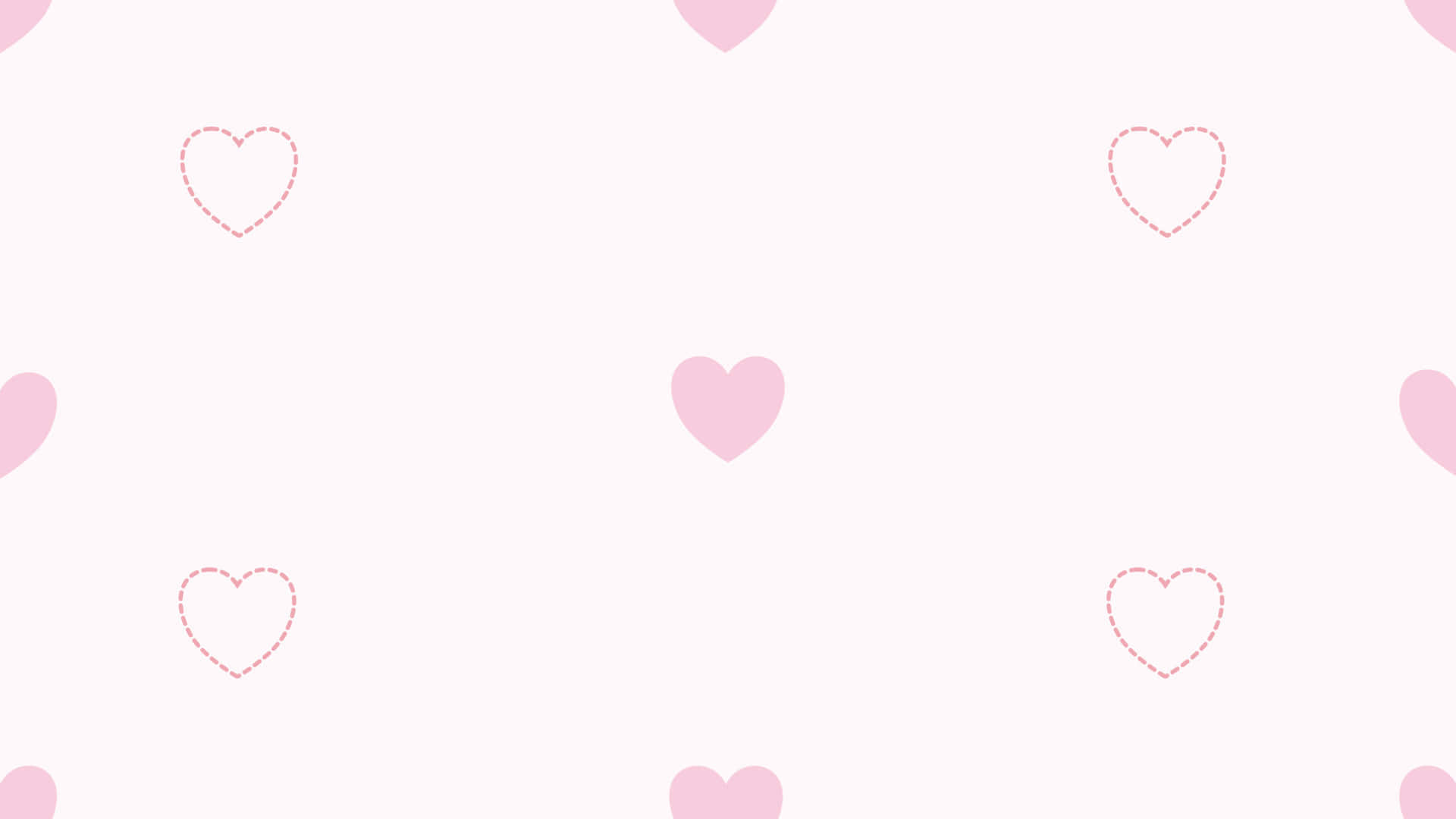 Pink Hearts Pattern Background Background