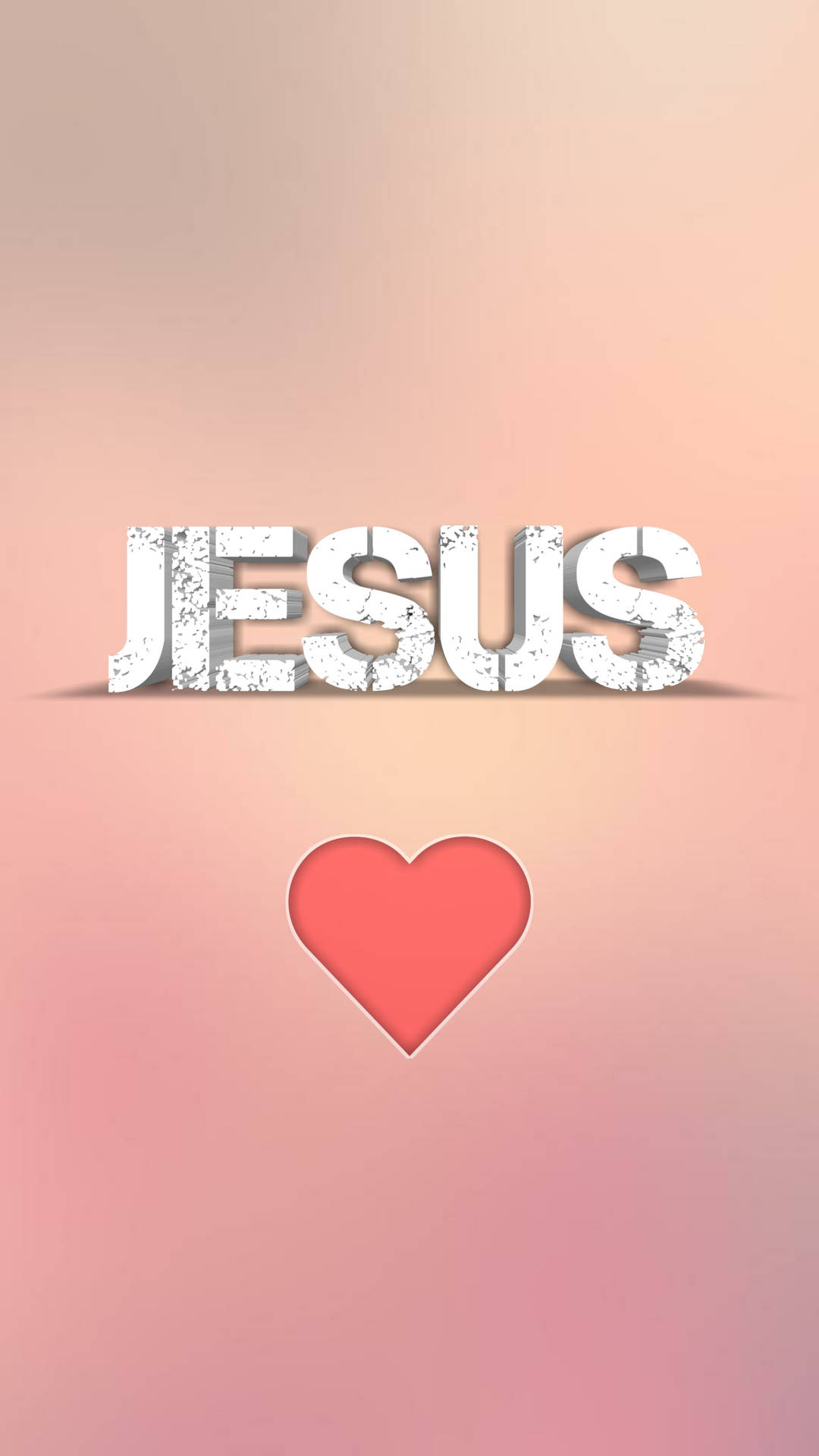 Pink I Love Jesus Iphone