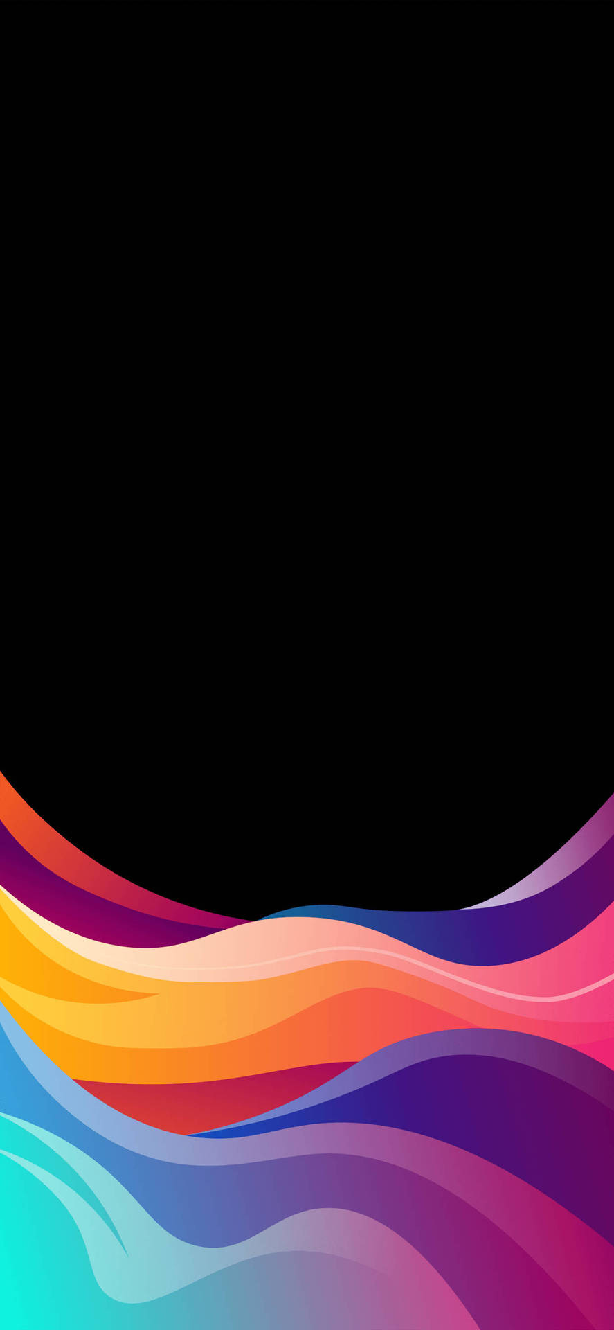 Pink Iphone Xr Colorful Wave Sturucture Background