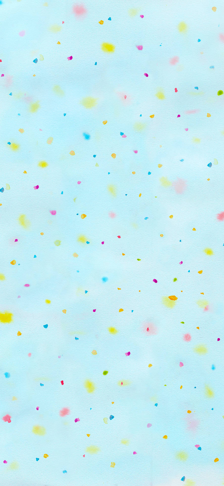 Pink Iphone Xr Confetti Blue Background