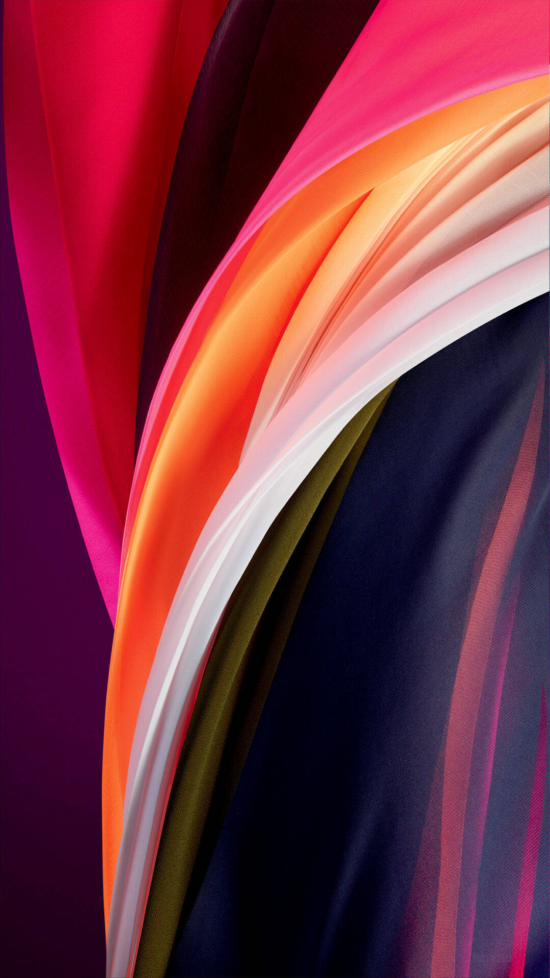 Pink Iphone Xr Vibrat Wave Art Background