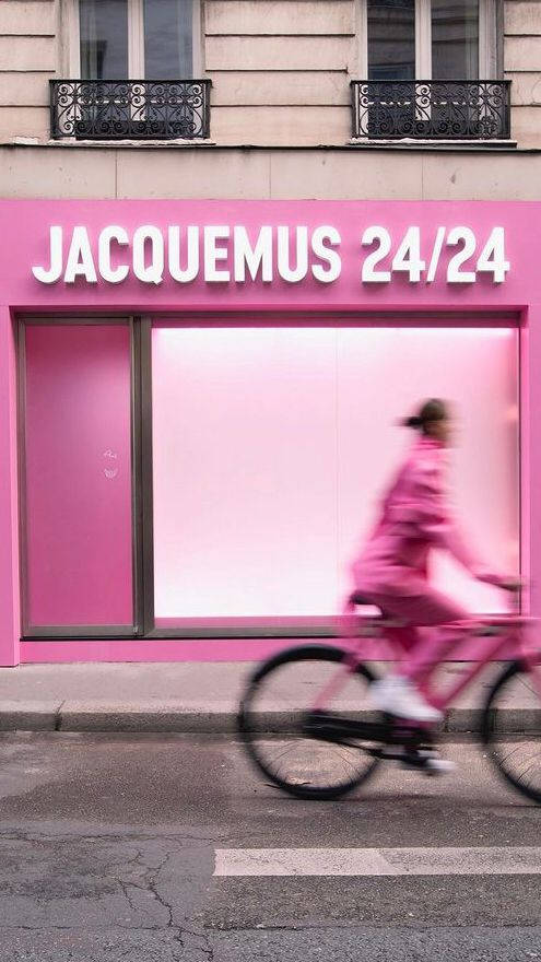 Pink Jacquemus Aesthetic Background