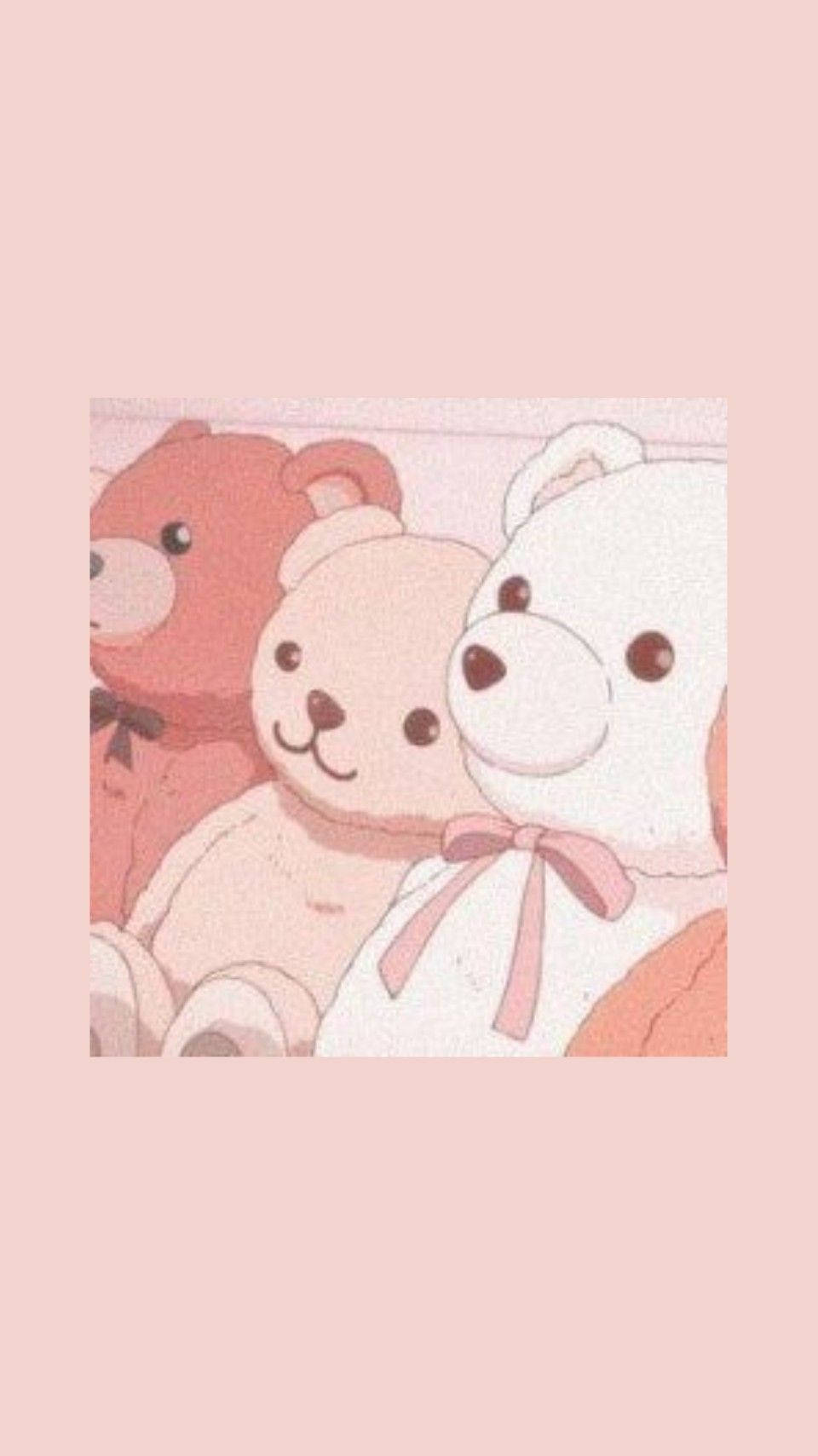 Pink Kawaii Teddy Bears