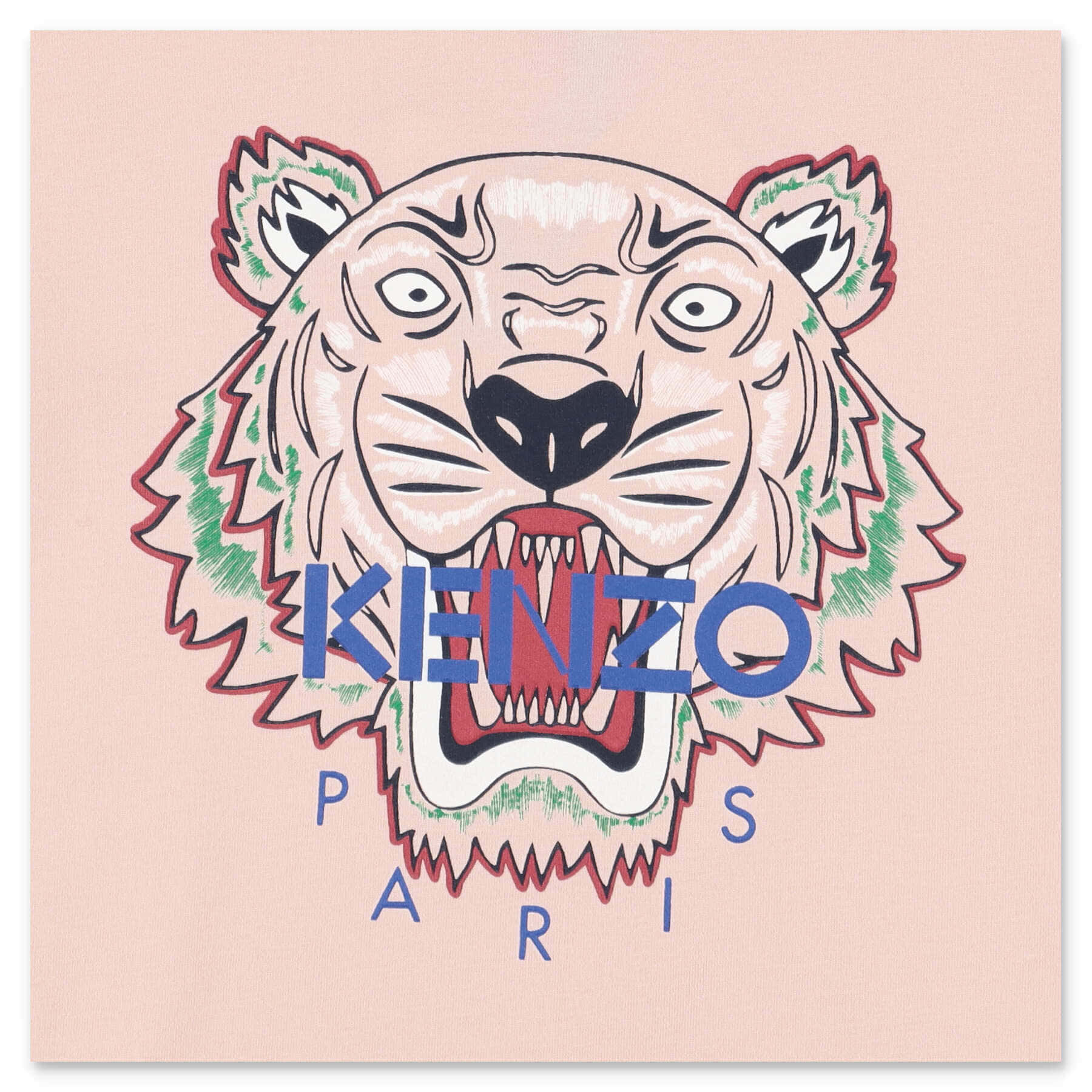 Pink Kenzo Tiger Graphic Background