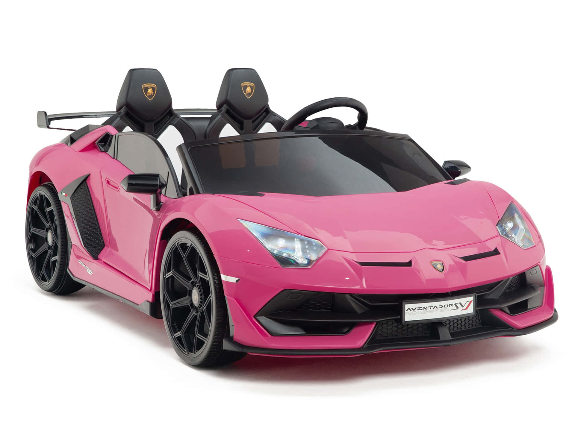 Pink Lamborghini Aventador S V Roadster