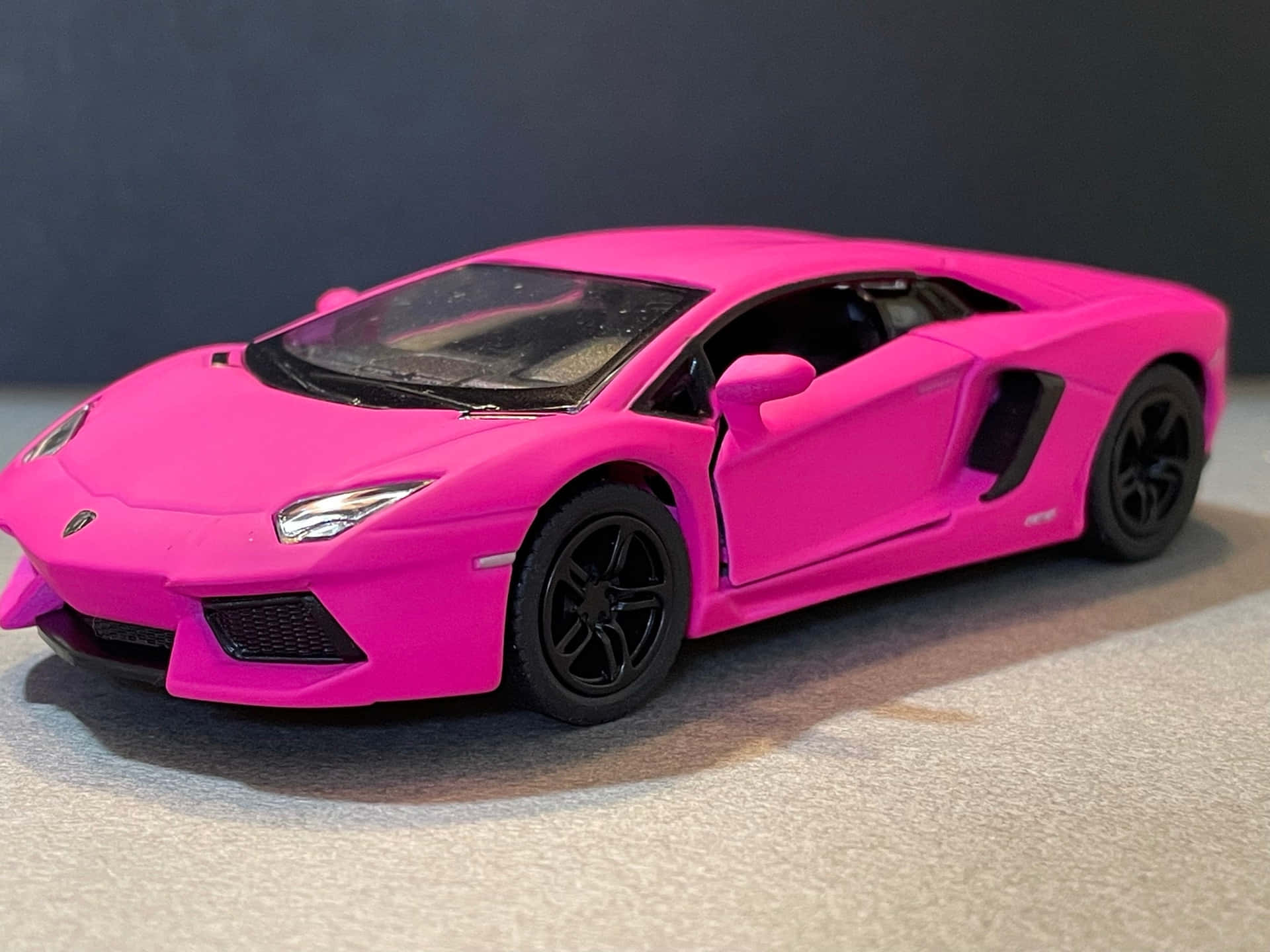 Pink Lamborghini Model Car