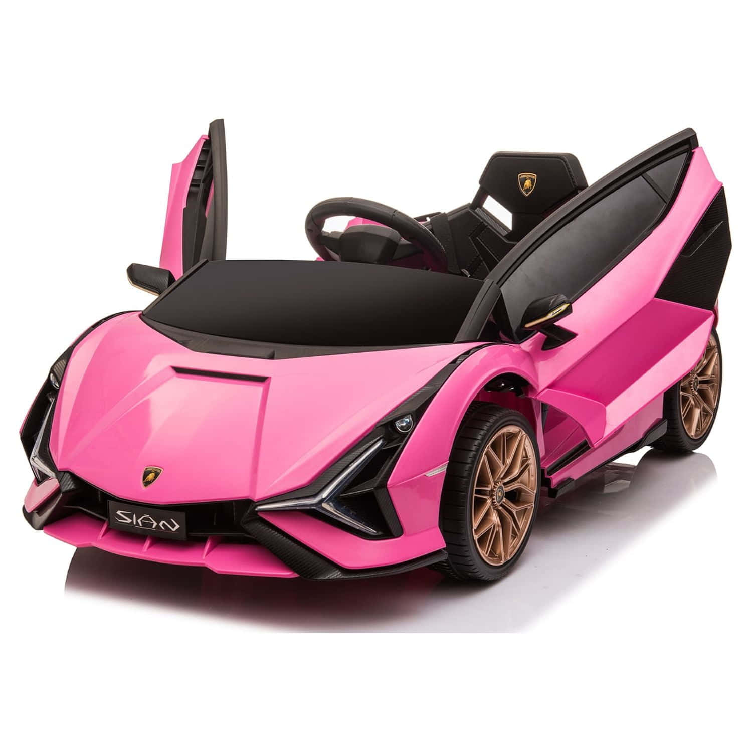 Pink Lamborghini Toy Car Background