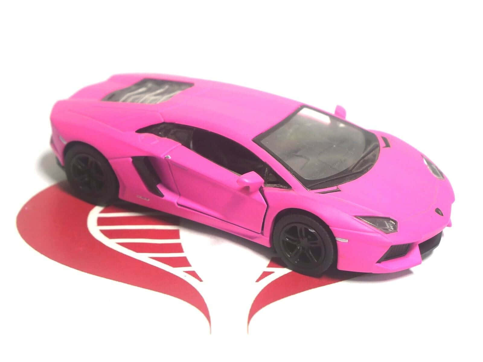 Pink Lamborghini Toy Car Background