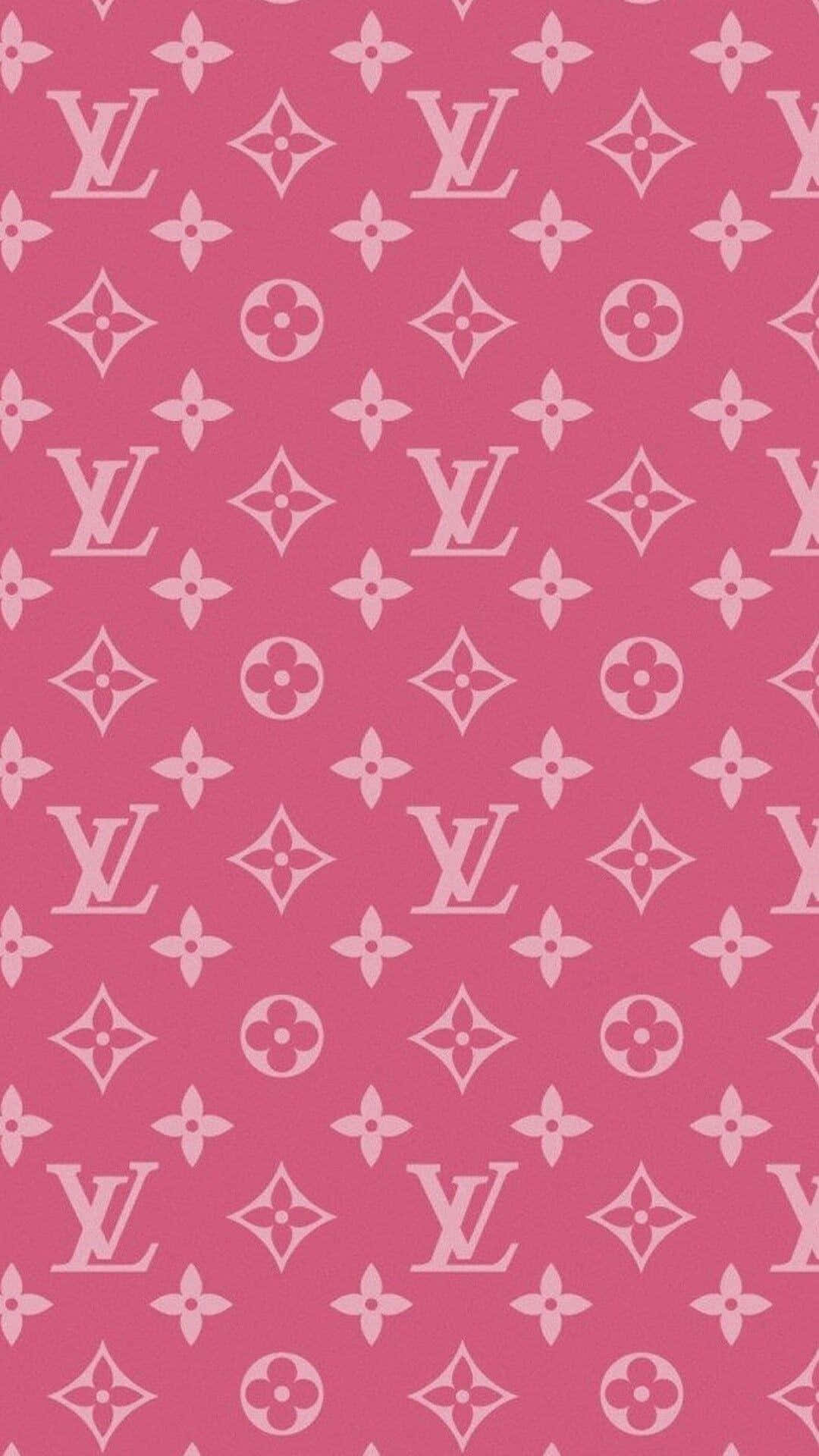 Pink Louis Vuitton Iphone Background