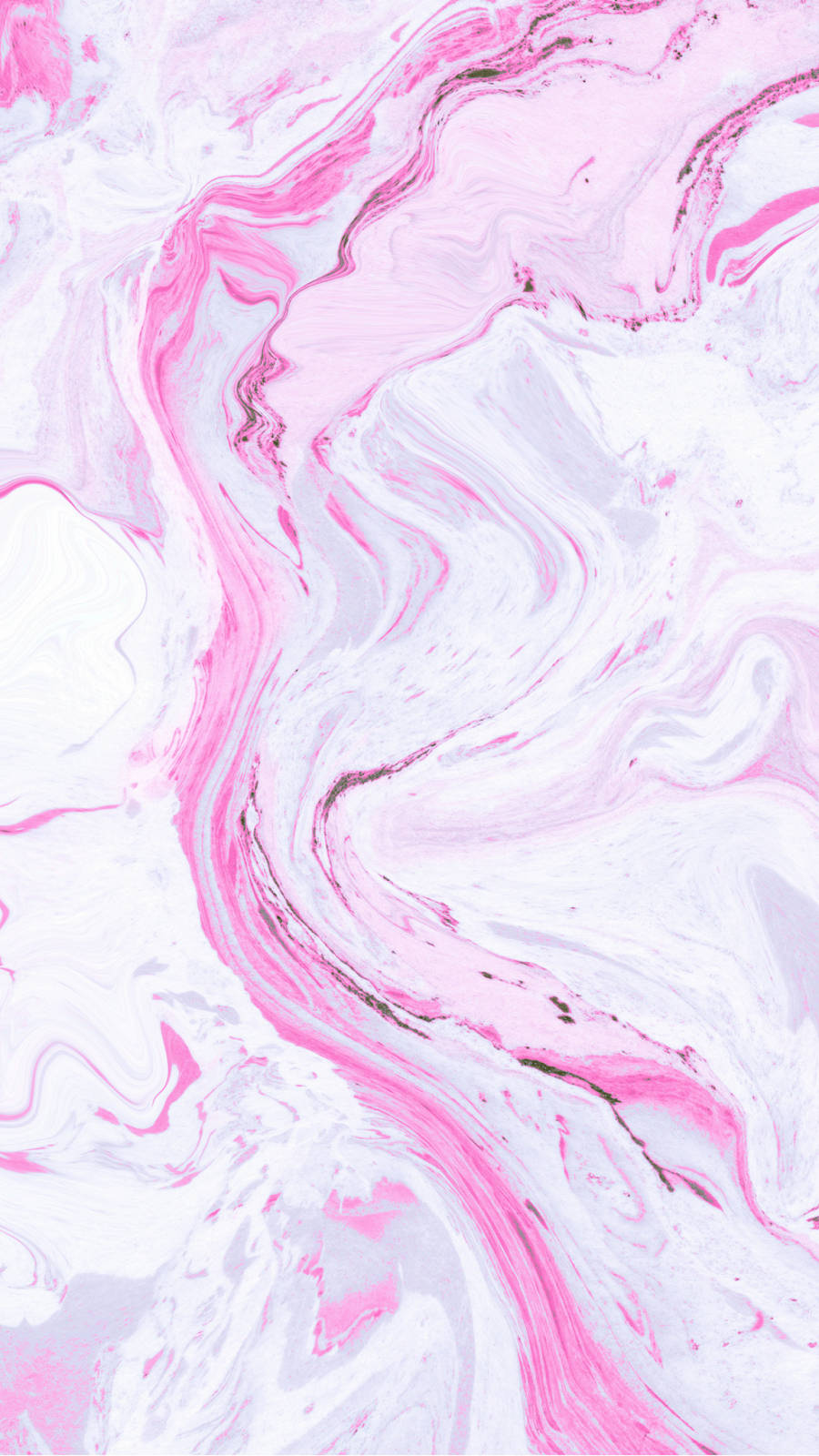 Pink Marble Neon Lines