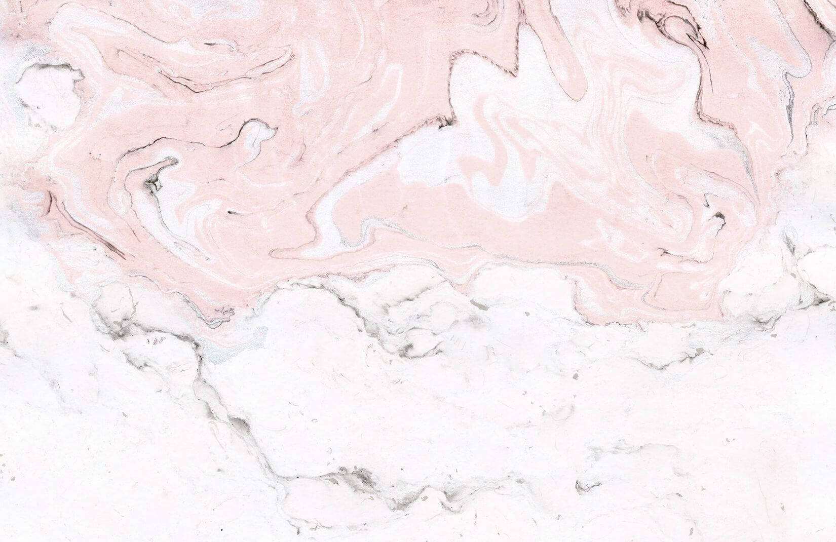 Pink Marble On White Pattern Background