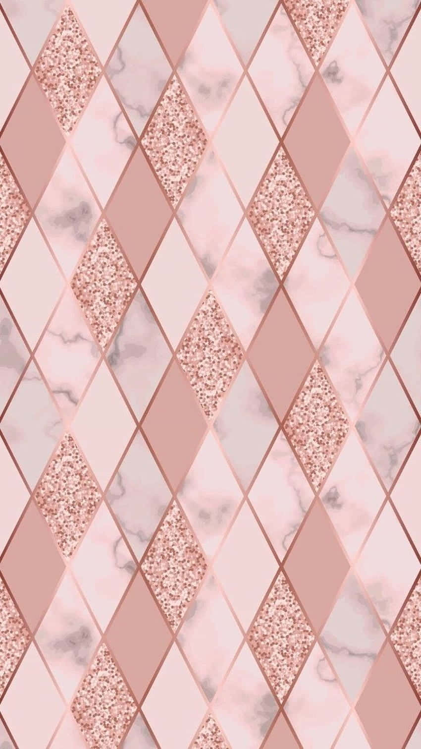 Pink Marble Tile Pattern Background