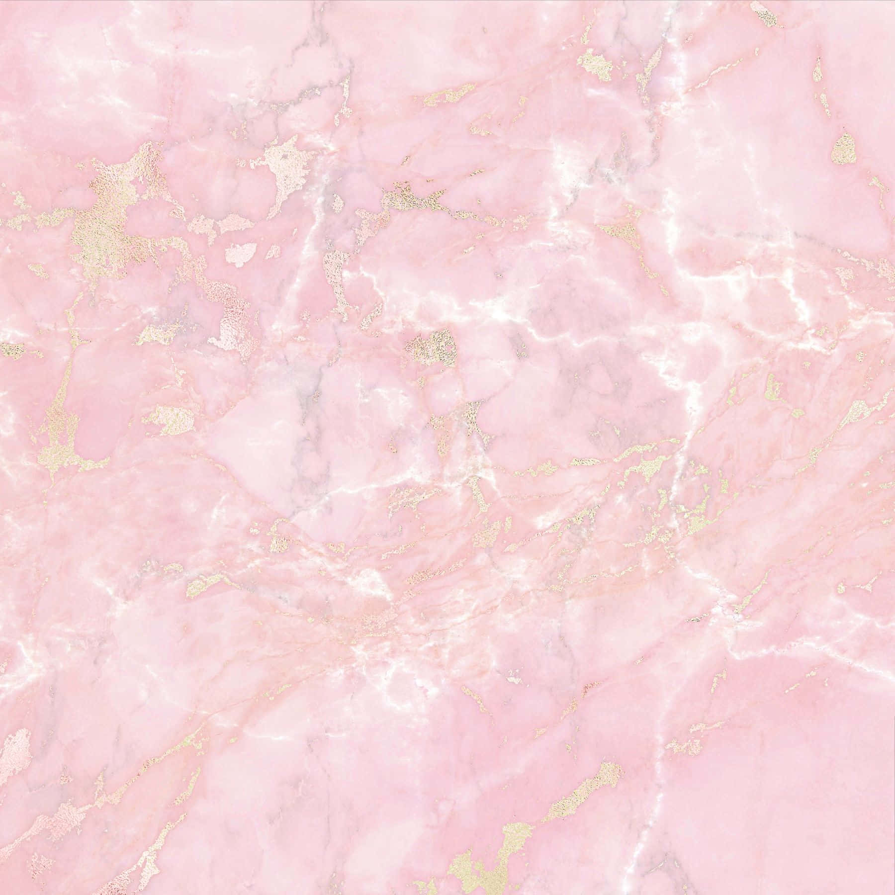 Pink Marble Wallpaper With Gold And Silver Background