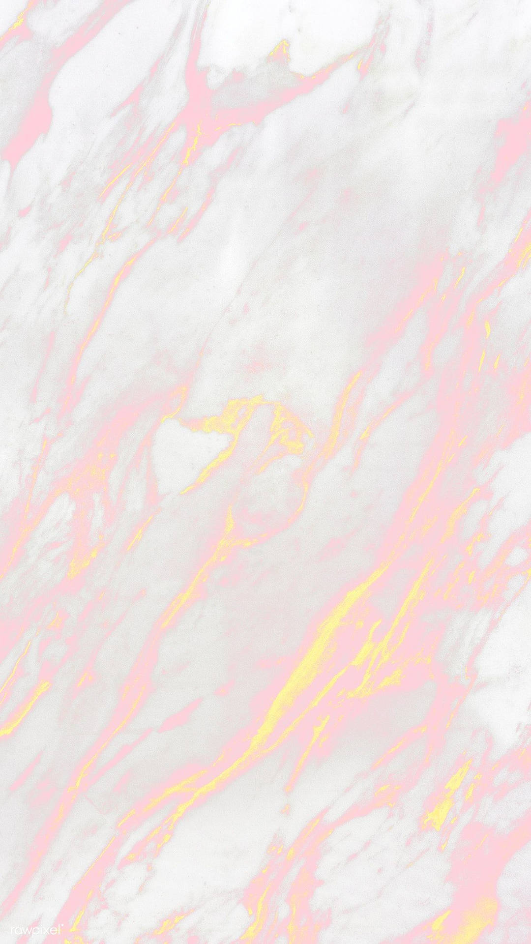 Pink Marble With Golden Lines Background