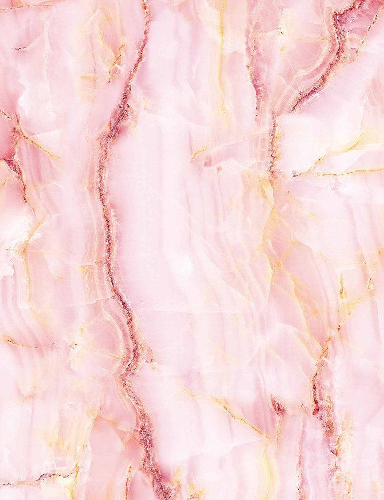 Pink Marble With Orange