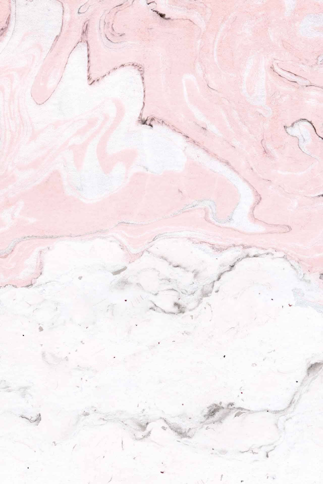 Pink Marble With Pale White Lines Background