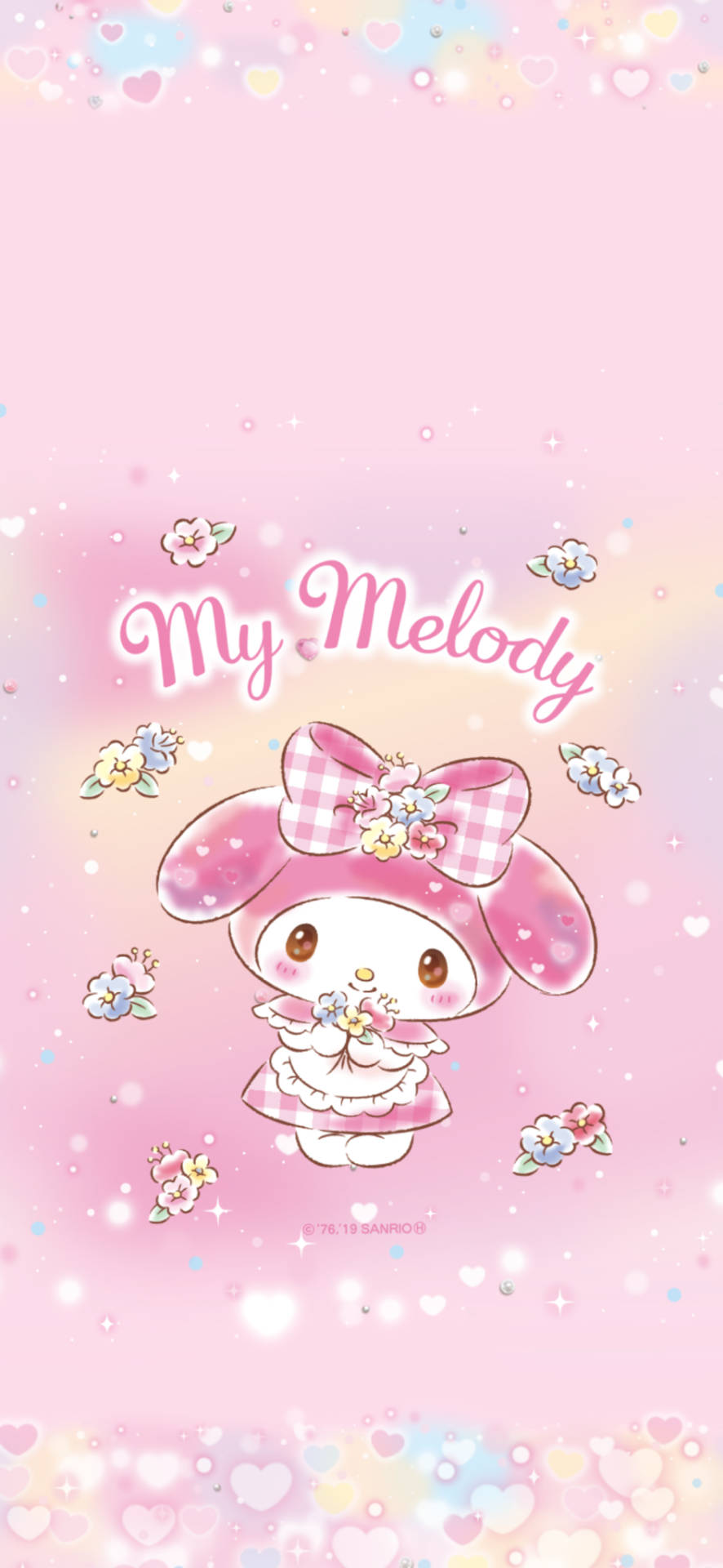 Pink My Melody Background