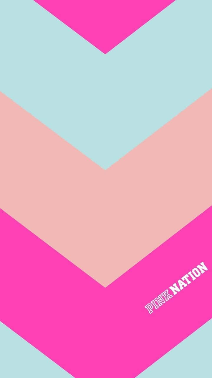 Pink Nation Colorful Patterns Geometric Art Background