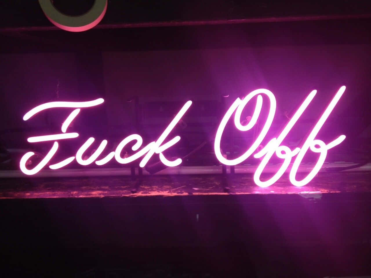Pink Neon Lights Tumblr Laptop Background