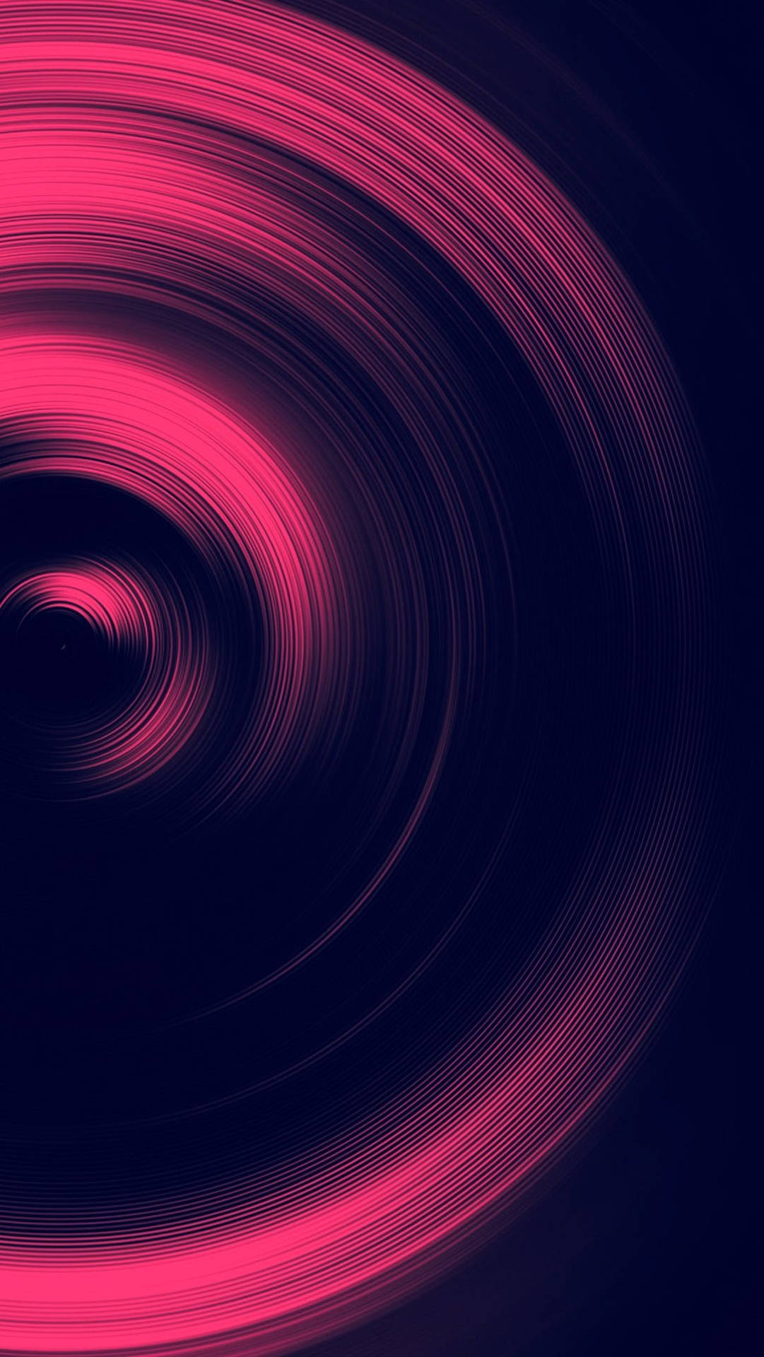 Pink Neon Spiral Iphone 2021 Background