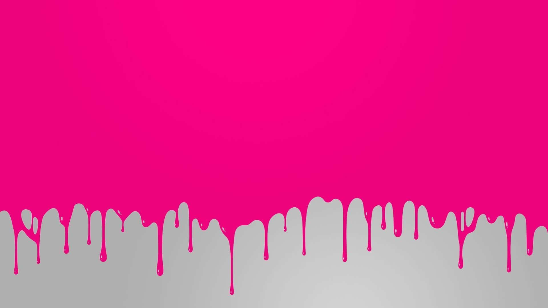 Pink Paint Drip Background