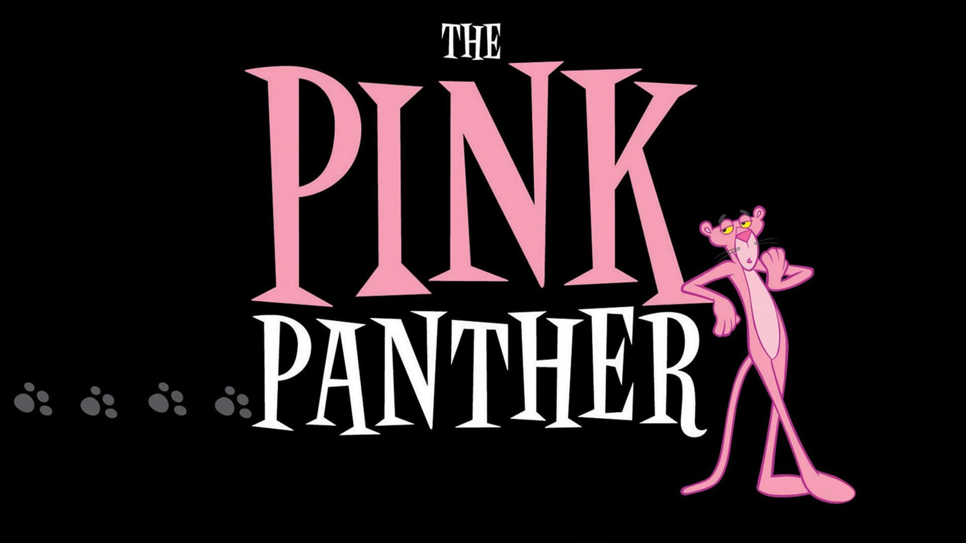 Pink Panther Classic Logo Background