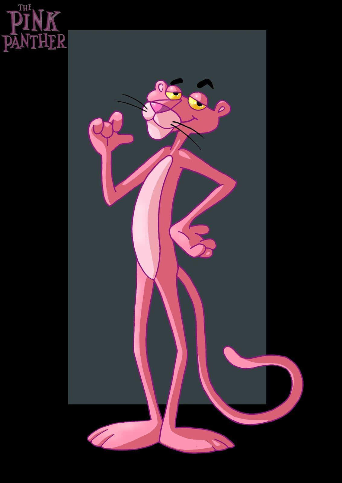 Pink Panther Classic Pose Background