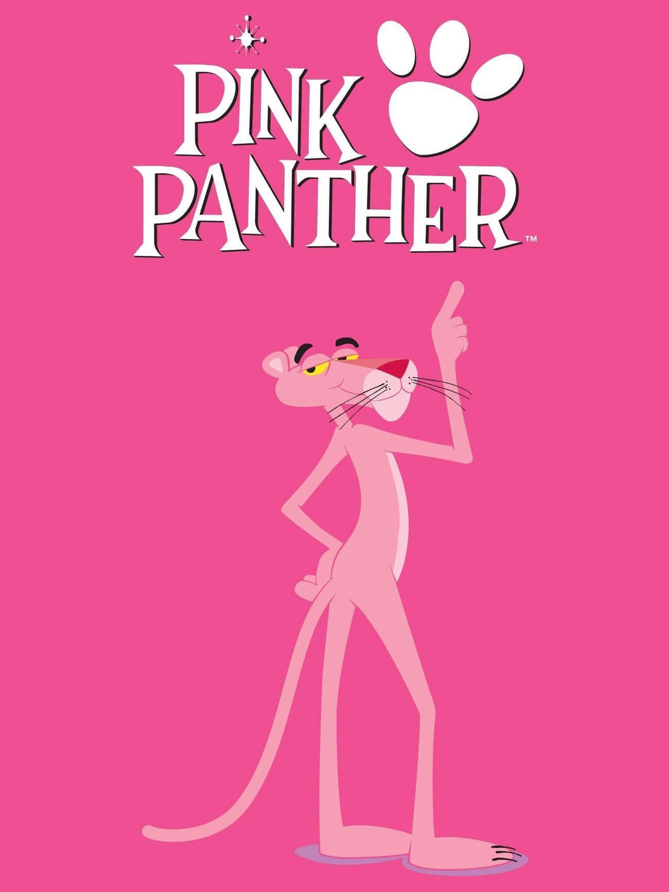 Pink Panther Classic Pose Background