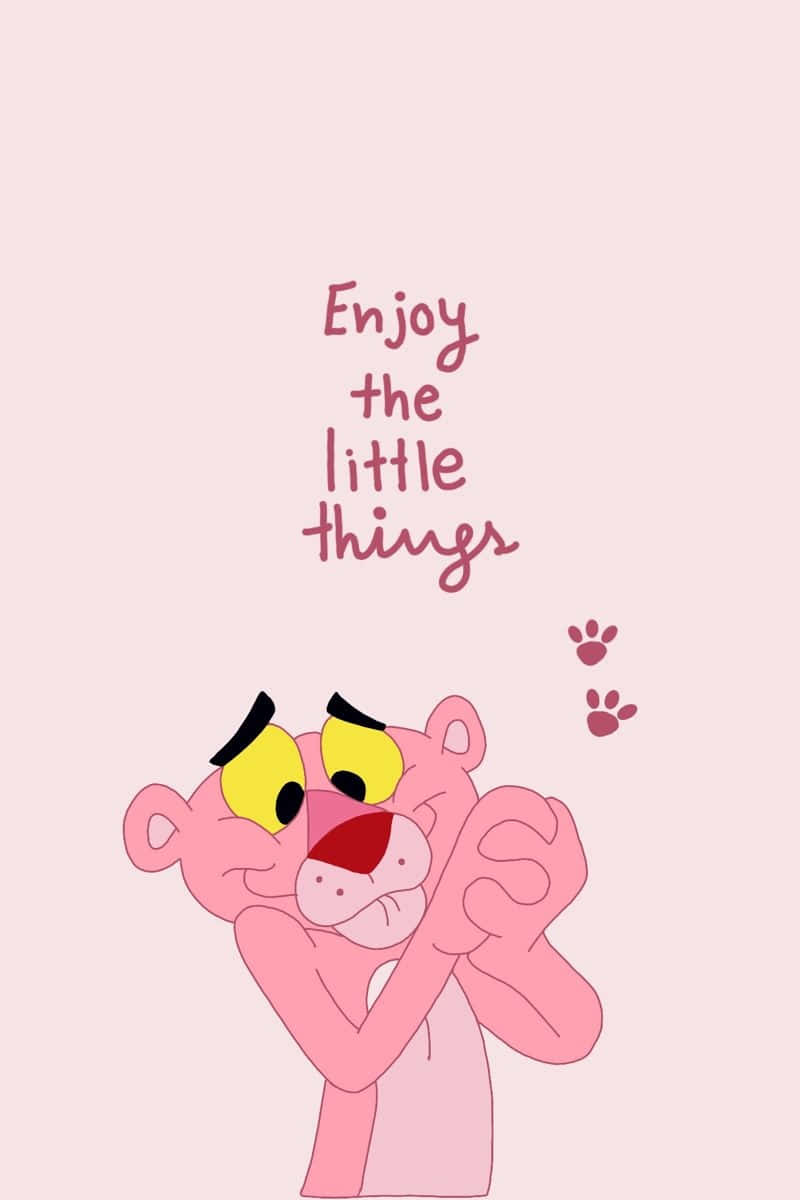 Pink Panther Enjoy The Little Things Artwork