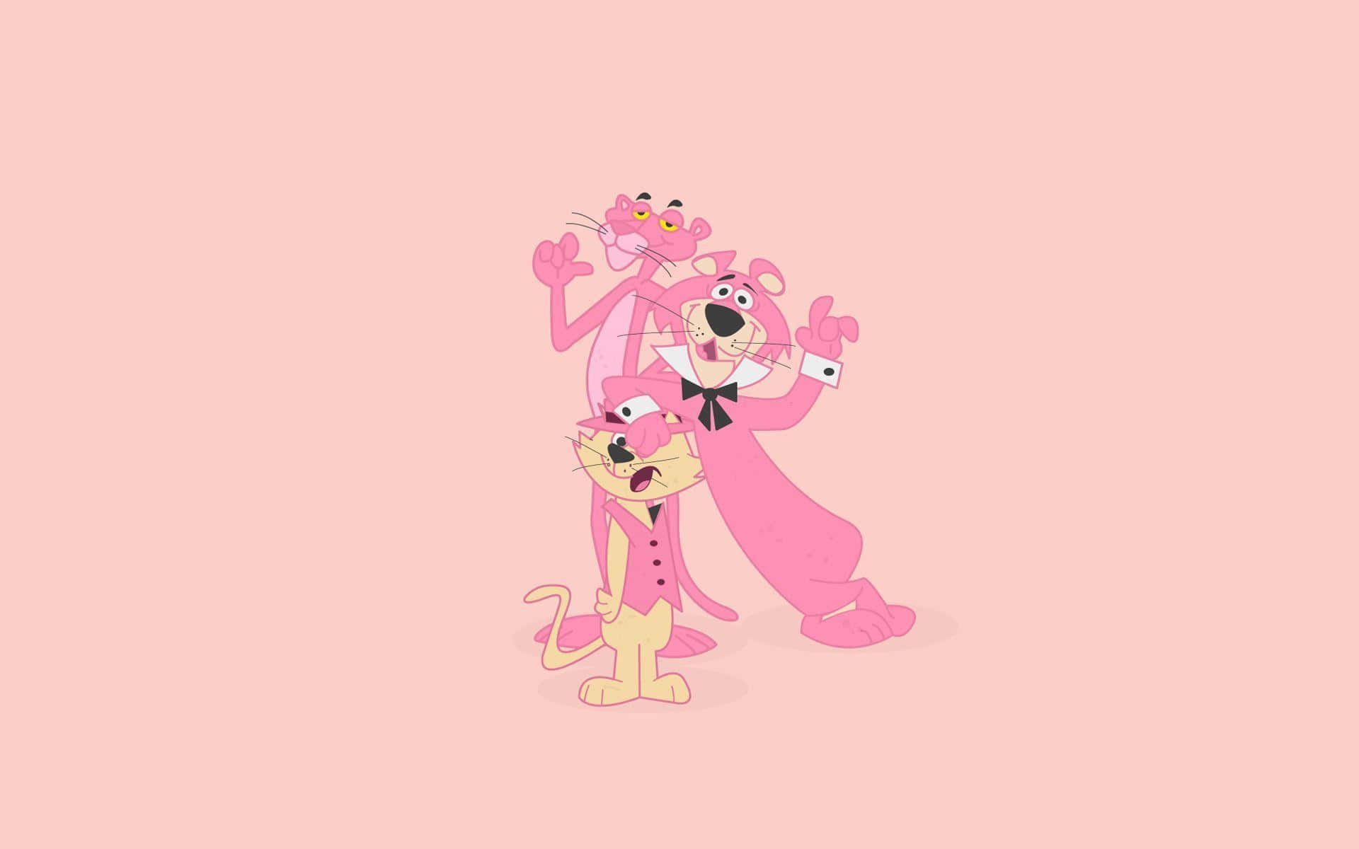 Pink Panther Family Fun Background