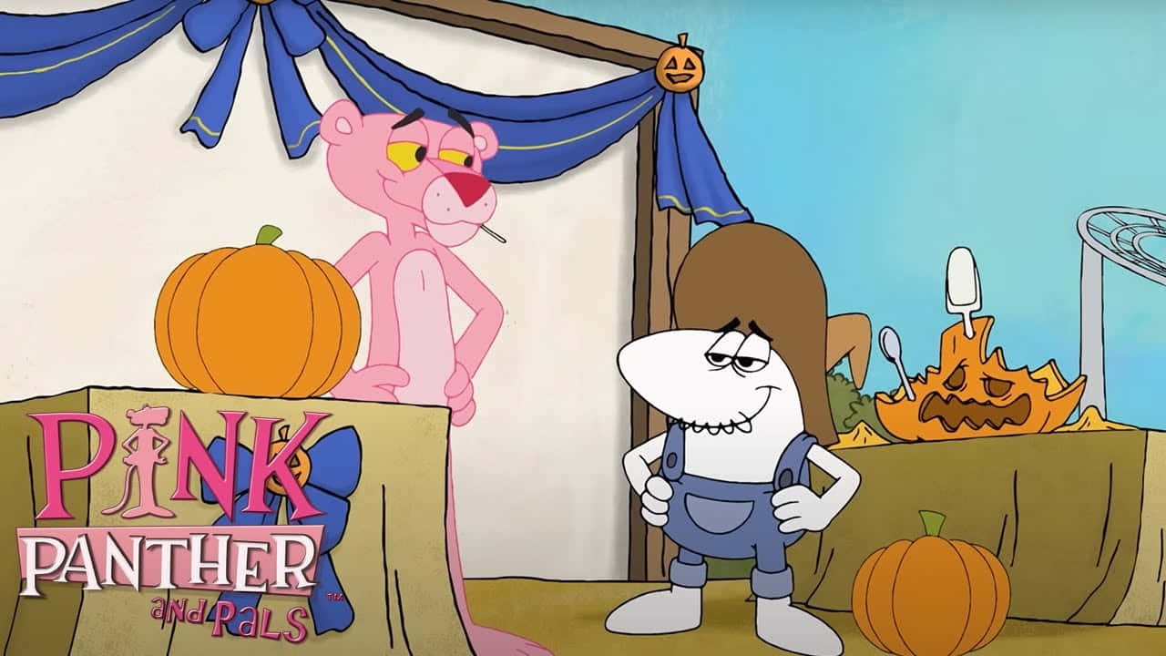 Pink Panther Halloween Episode Background