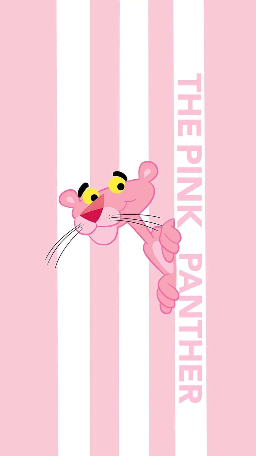 Pink Panther Peeking Background