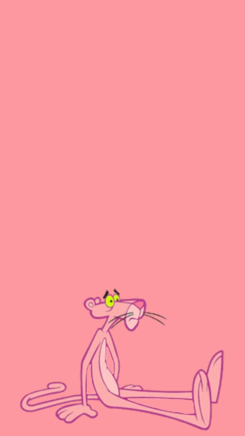 Pink Panther Relaxed Pose Background