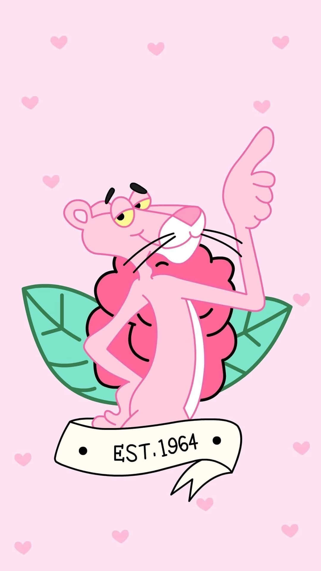 Pink Panther Thumbs Up Est1964
