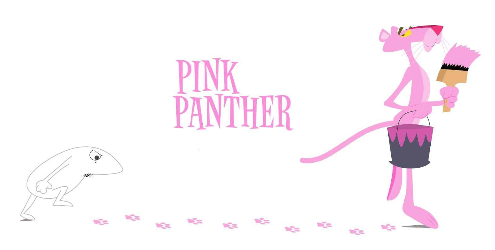 Pink Pantherand The Little Man Chase Background