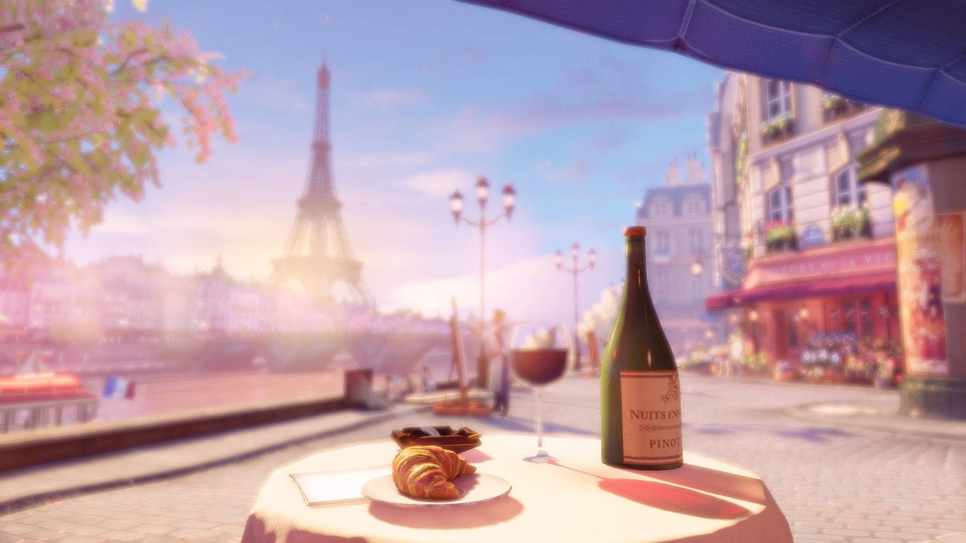 Pink Paris Outdoor Dining