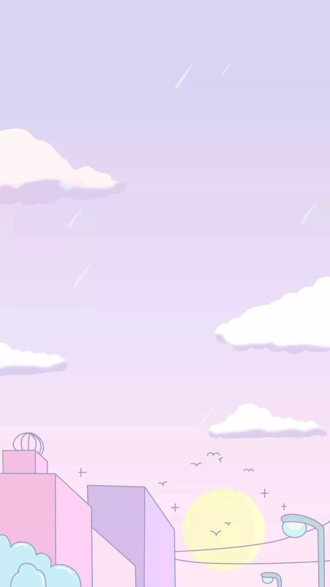 Pink Pastel Cute Sky Background