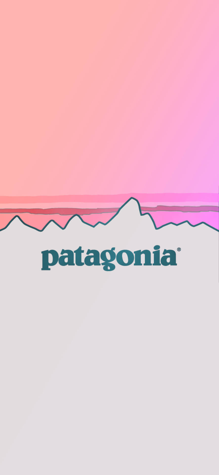 Pink Patagonia Logo Background